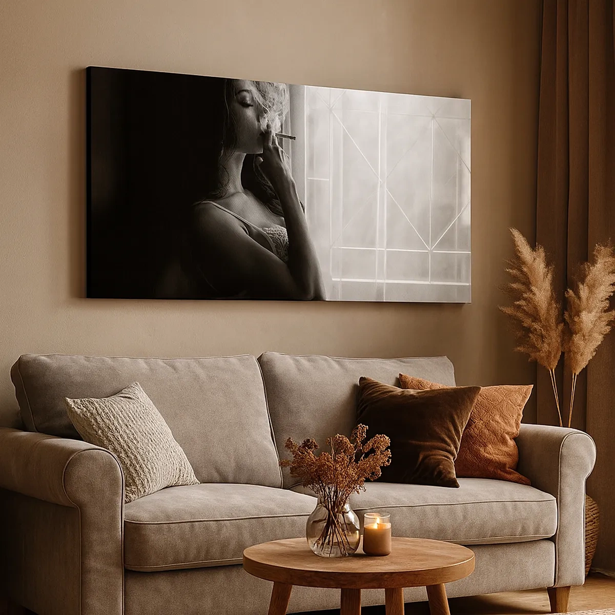 Impression sur toile - Image sur toile - Vous sentez-vous libre ? - 30x30 cm