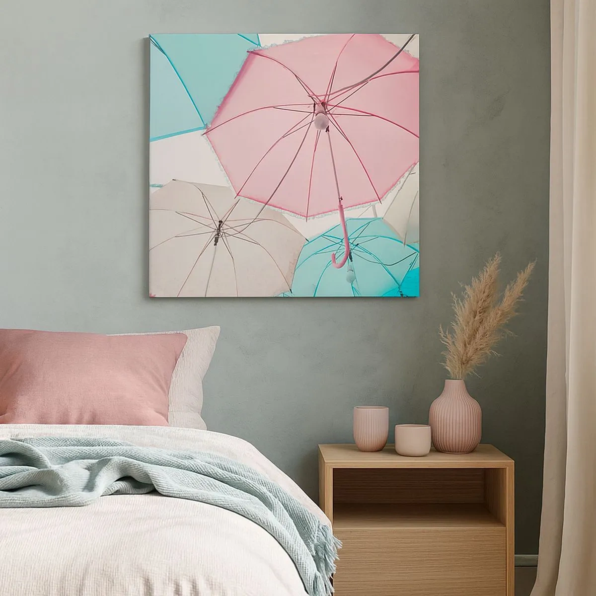 Impression sur toile - Image sur toile - Parfois le soleil, parfois la pluie - 30x30 cm