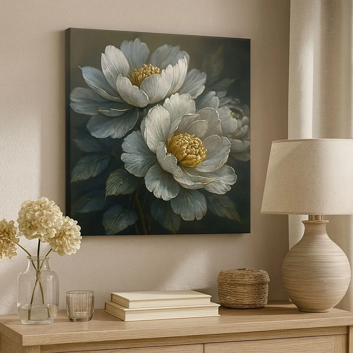 Impression sur toile - Image sur toile - Dans une ambiance jazz - 30x30 cm