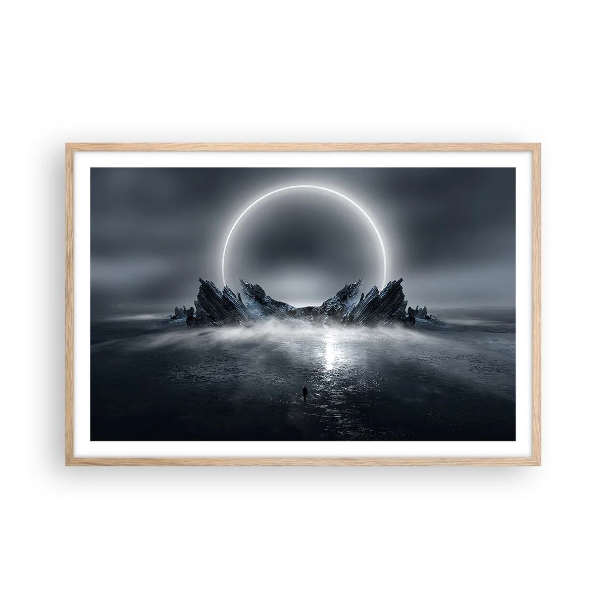 Affiche dans un chêne clair - Poster - La fin de l'histoire - 91x61 cm