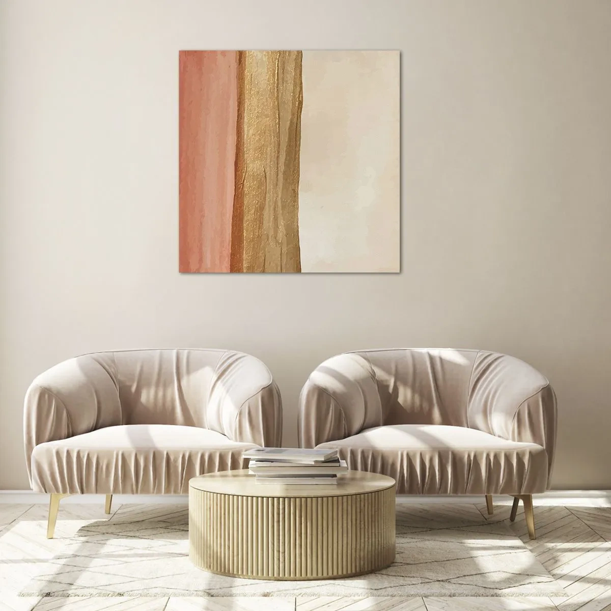 Impression sur verre - Image sur verre - Composition verticale - 30x30 cm