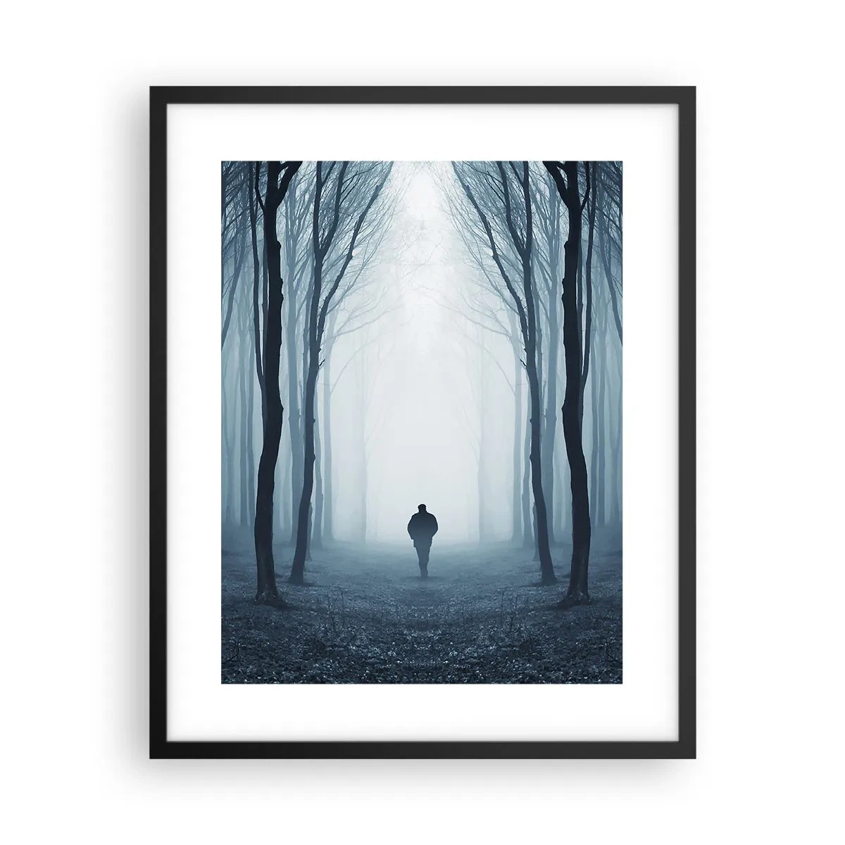 Affiche dans un cadre noir - Poster - Tout est simple et clair - 40x50 cm