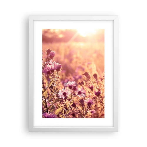 Affiche dans un cadre blanc - Poster - Avant que l'été ne parte - 30x40 cm