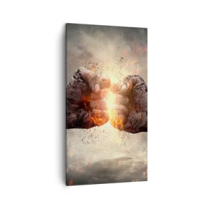 Impression sur toile - Image sur toile - Lève-toi pour le combat - 45x80 cm