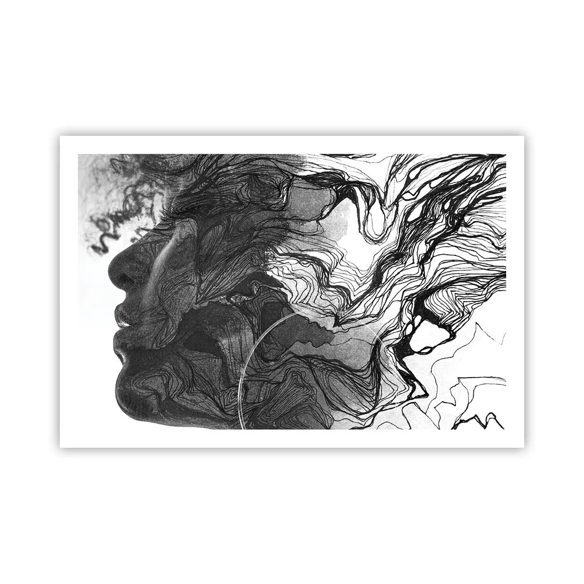 Affiche - Poster - Emmêlé dans les rêves - 91x61 cm