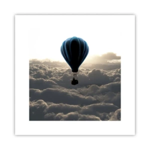 Affiche - Poster - Un vagabond au dessus des nuages - 30x30 cm