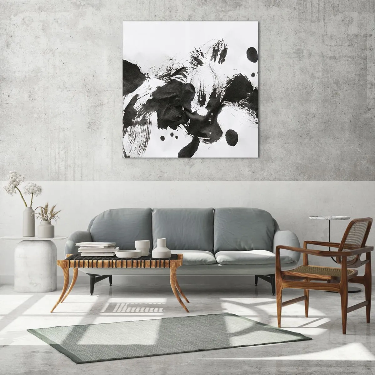 Impression sur verre - Image sur verre - De la méthode dans la folie ? - 40x40 cm