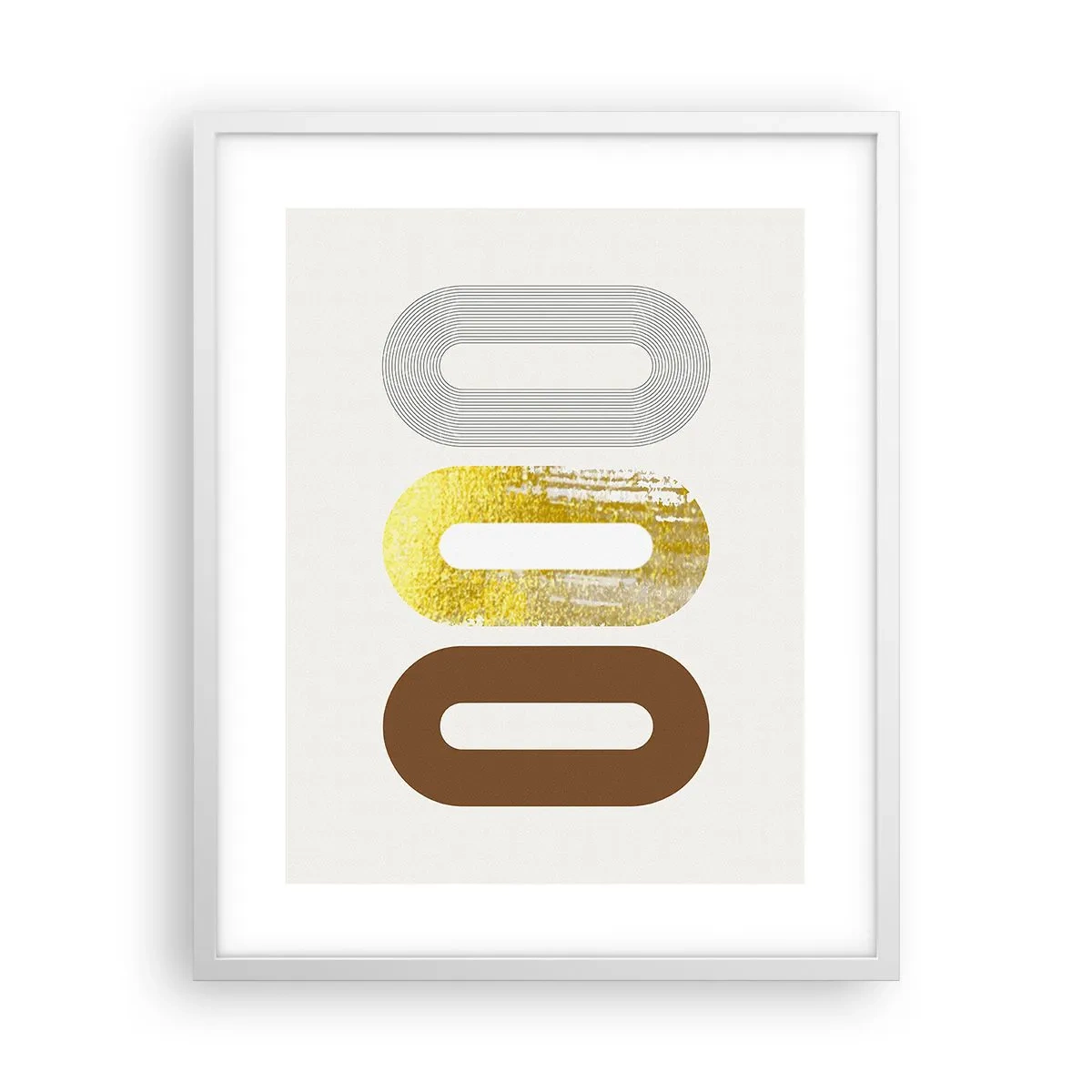 Affiche dans un cadre blanc - Poster - Ooo! - 40x50 cm