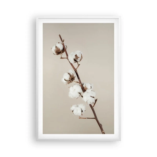 Affiche dans un cadre blanc - Poster - A la source de la douceur - 61x91 cm