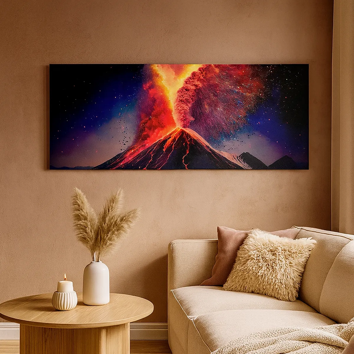 Impression sur toile - Image sur toile - Beauté et horreur - 30x30 cm