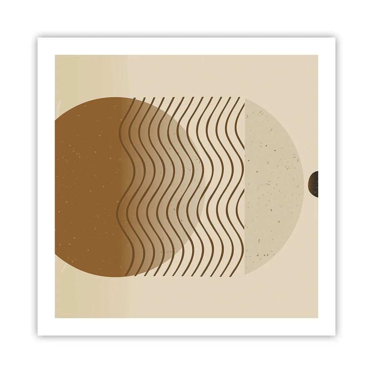 Affiche - Poster - Sur l'origine des figures géométriques - 60x60 cm