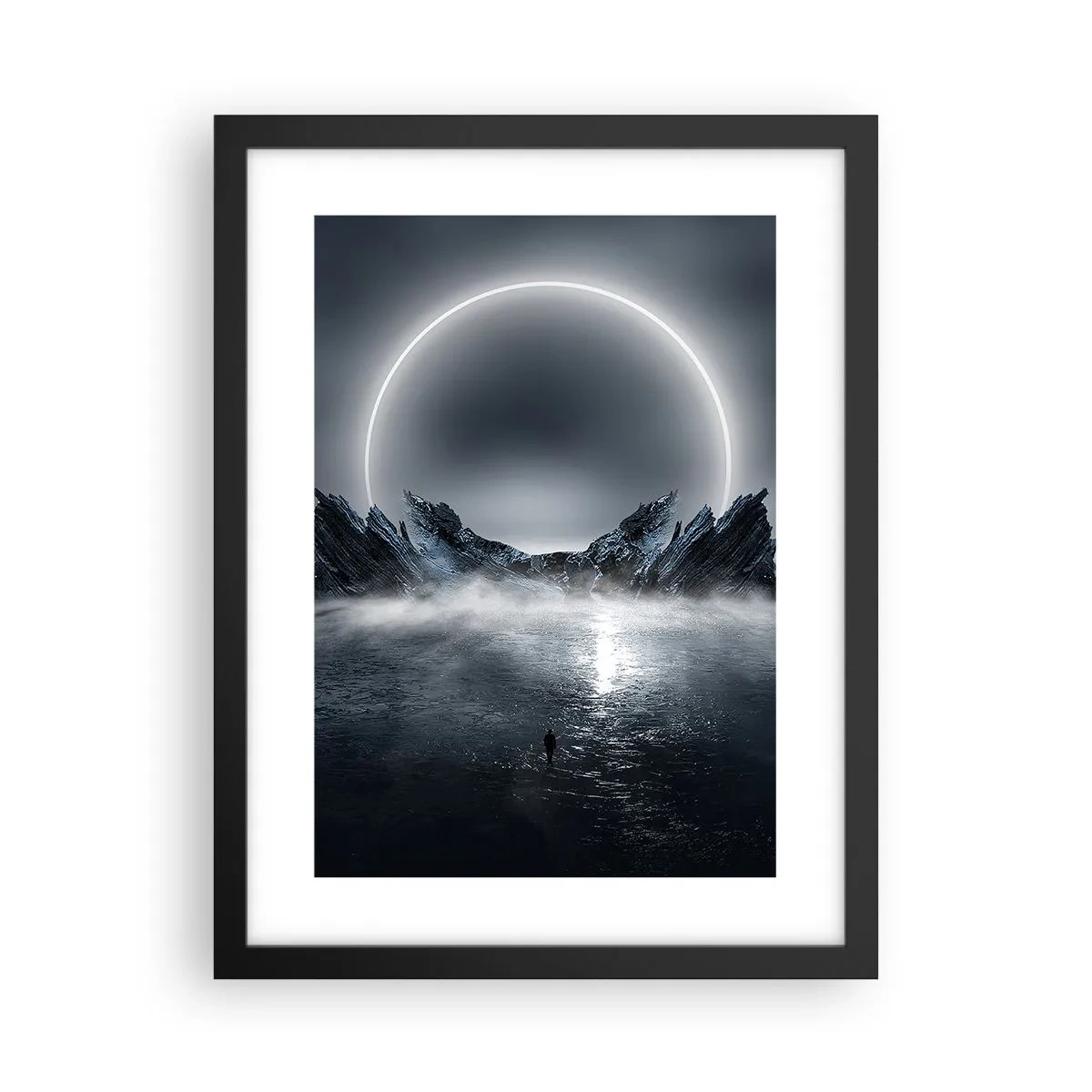 Affiche dans un cadre noir - Poster - La fin de l'histoire - 30x40 cm