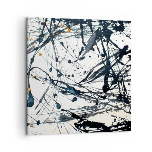 Impression sur toile - Image sur toile - Abstraction expressionniste - 50x50 cm