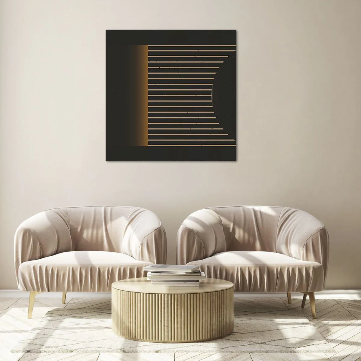 Impression sur verre - Image sur verre - Explorez les ténèbres - 30x30 cm