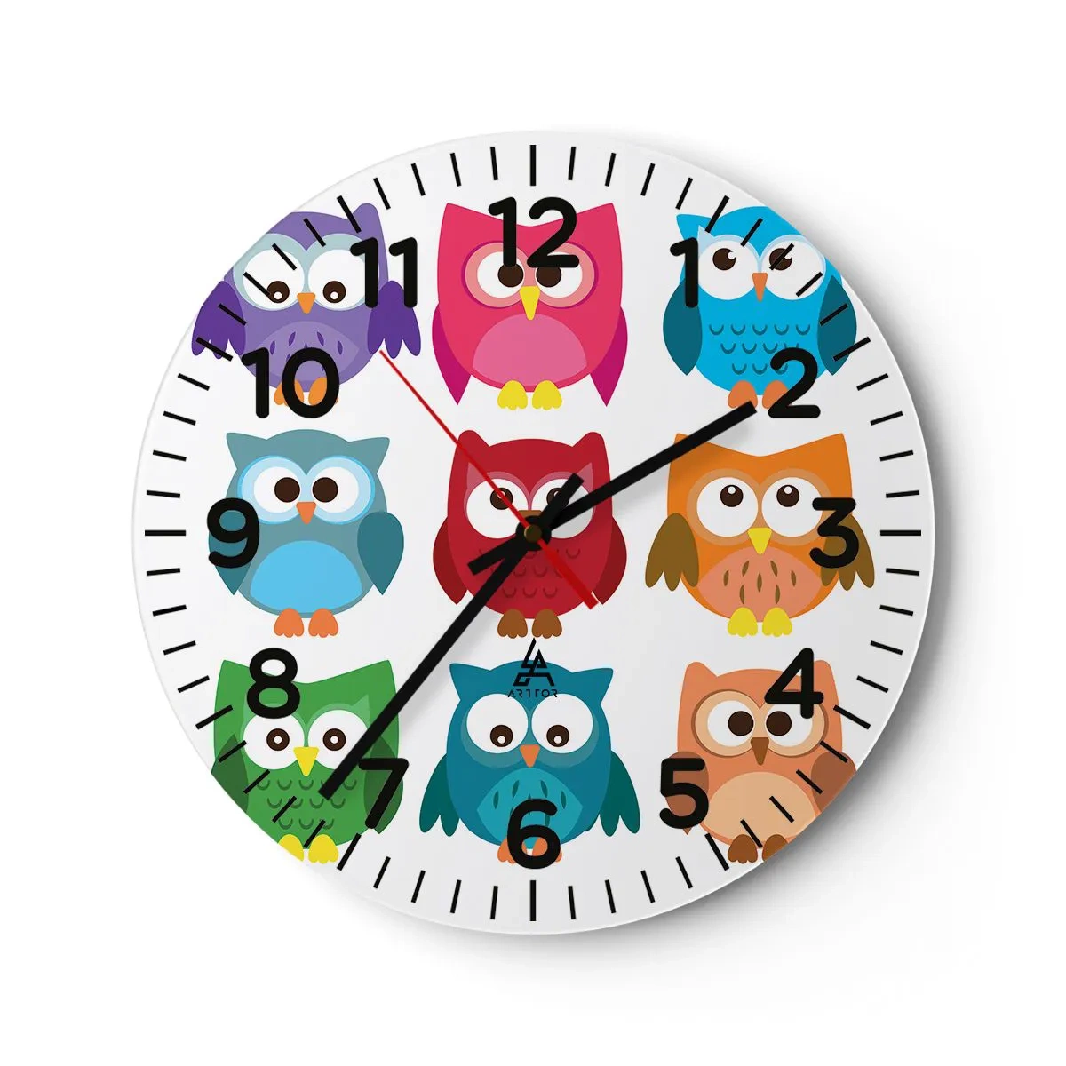Horloge murale - Pendule murale - C'est amusant d'être différent - 30x30 cm