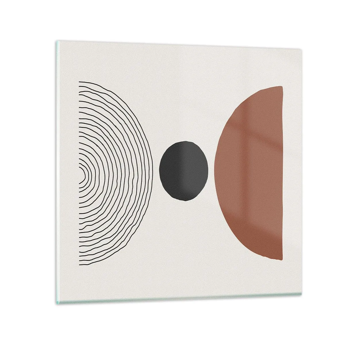 Impression sur verre - Image sur verre - Au centre de l'attention - 40x40 cm