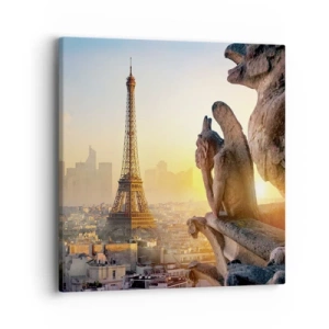 Impression sur toile - Image sur toile - Tellement de choses ont changés... - 40x40 cm