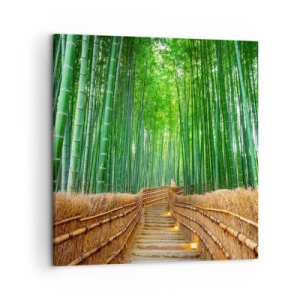Impression sur toile - Image sur toile - L'essence de la nature asiatique - 50x50 cm
