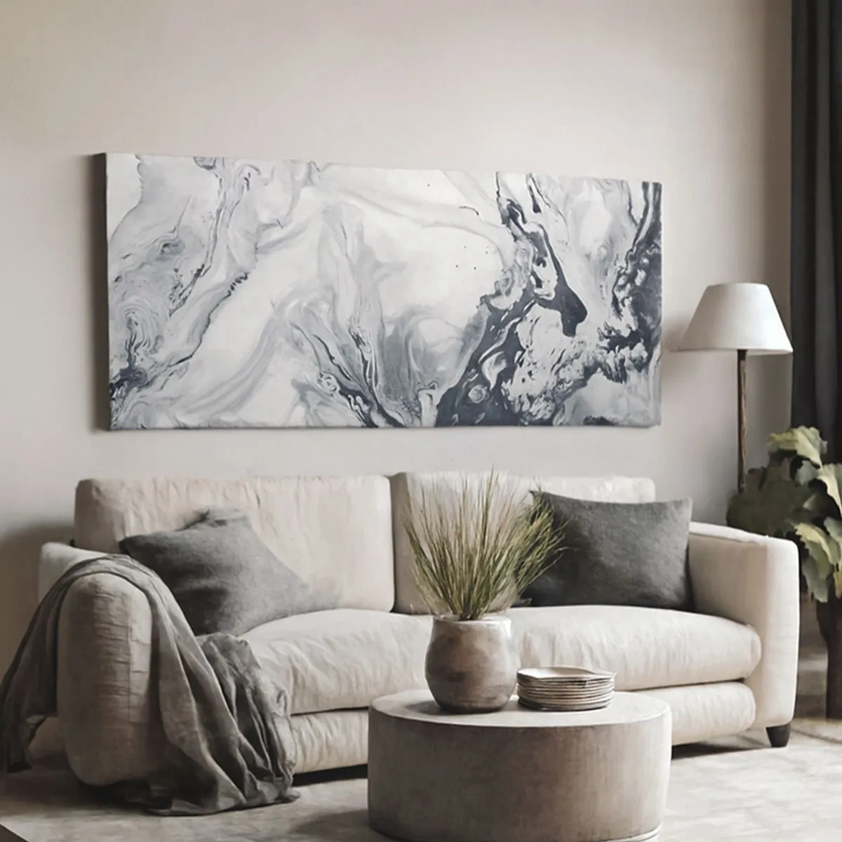 Impression sur toile - Image sur toile - Au centre de la Terre - 100x40 cm