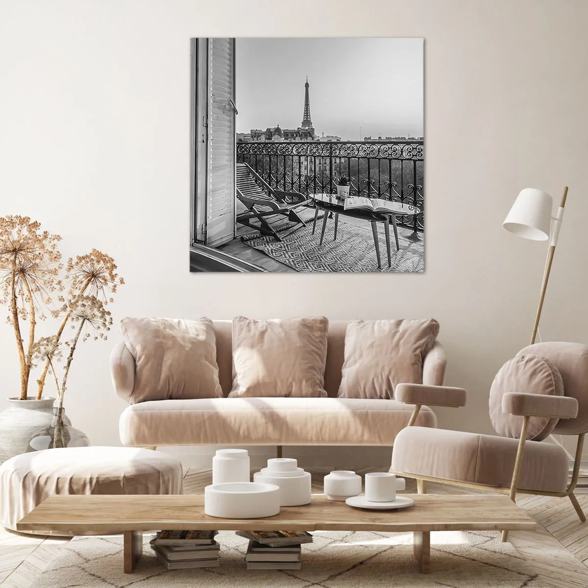 Impression sur toile - Image sur toile - Après-midi parisien - 60x60 cm