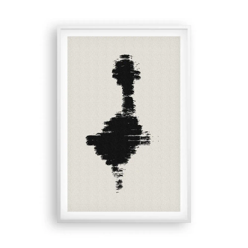 Affiche dans un cadre blanc - Poster - Vibrations de l'imagination - 61x91 cm