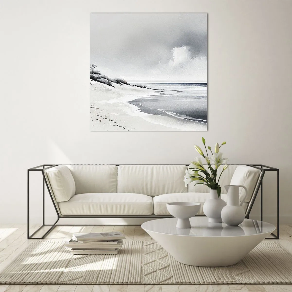 Impression sur verre - Image sur verre - Ensemble depuis toujours - 70x70 cm