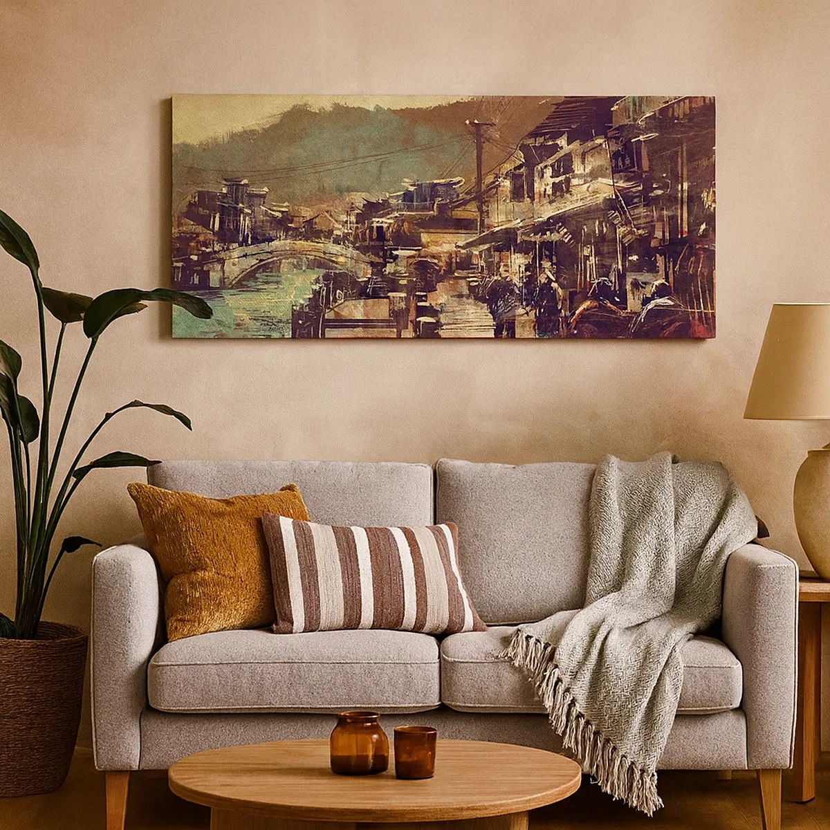 Impression sur toile - Image sur toile - La vie comme une richesse de gris - 30x30 cm