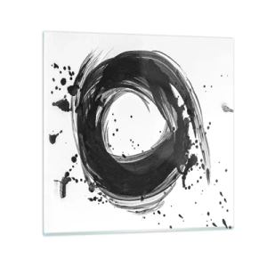 Impression sur verre - Image sur verre - Le tourbillon de la création - 30x30 cm
