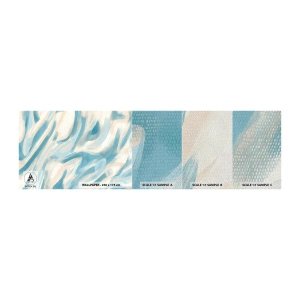 Échantillon de Papier Peint Premium Sand - Brise printanière - Morceau, Brillant, Pastel - 100x30 cm