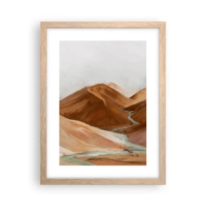 Affiche dans un chêne clair - Poster - A la source - 30x40 cm