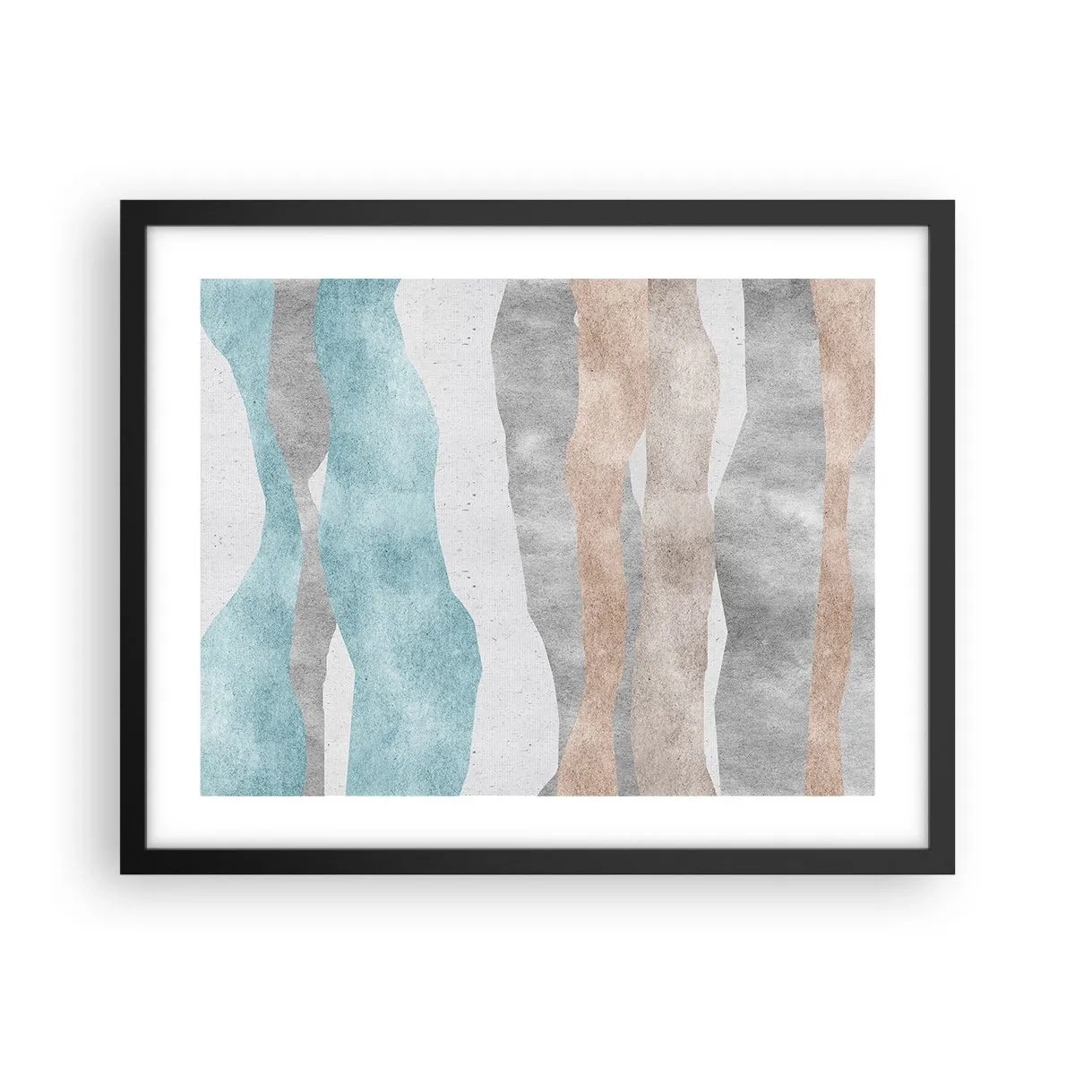 Affiche dans un cadre noir - Poster - Une étude de proximité - 50x40 cm