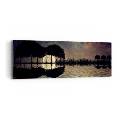 Impression sur toile - Image sur toile - Nuit au bout du monde - 90x30 cm