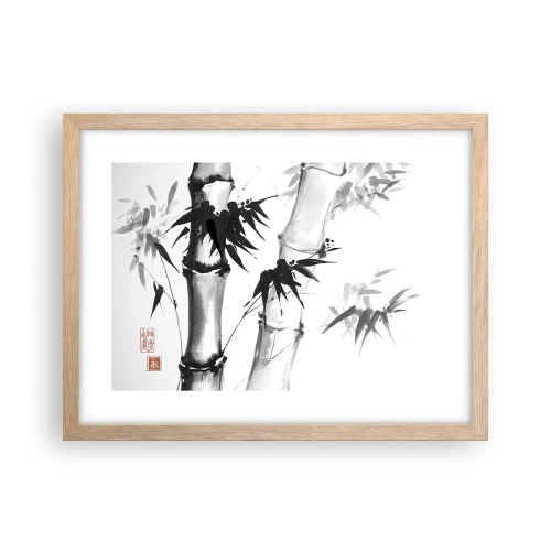 Affiche dans un chêne clair - Poster - Gros plan sur l'orient - 40x30 cm