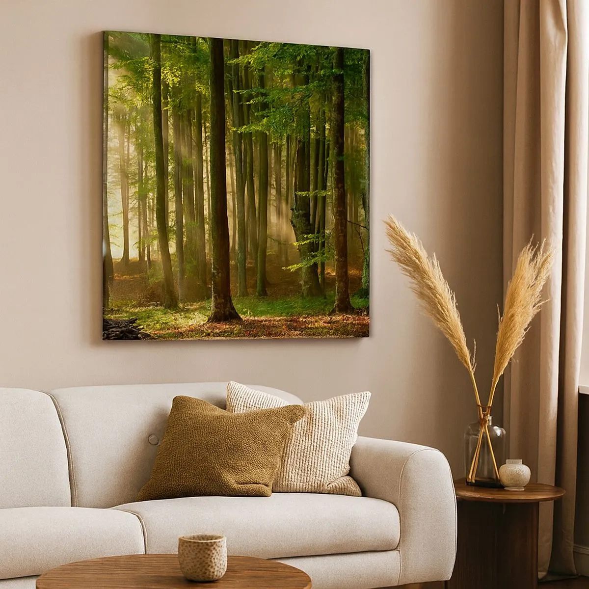 Impression sur toile - Image sur toile - Rayon d'un matin de printemps - 30x30 cm