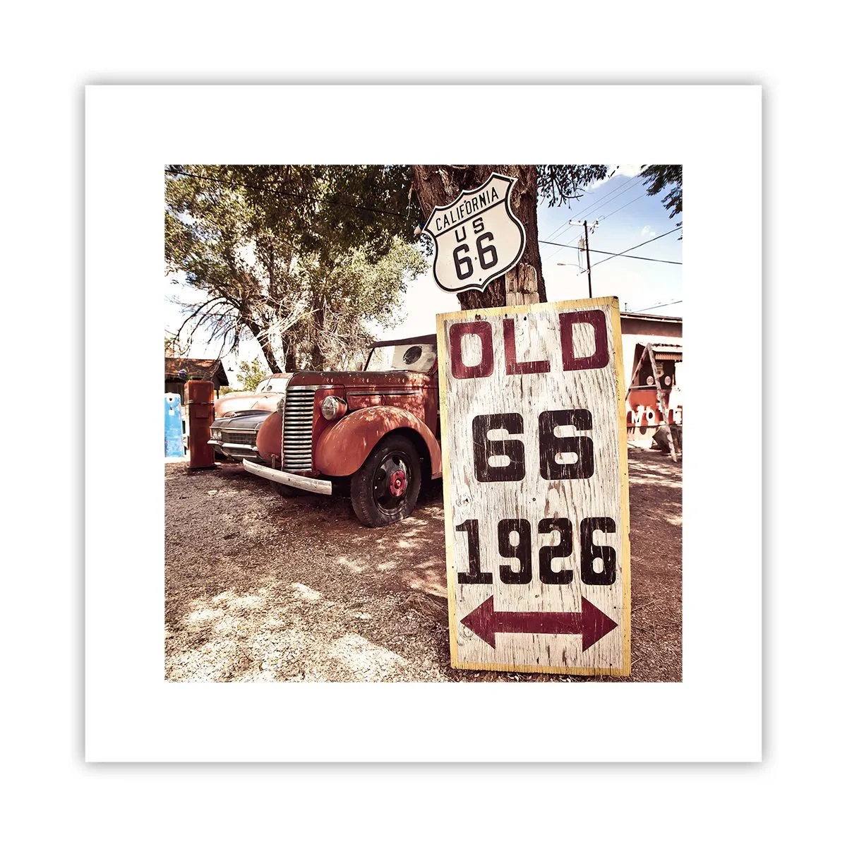 Affiche - Poster - La légende de la province américaine - 30x30 cm