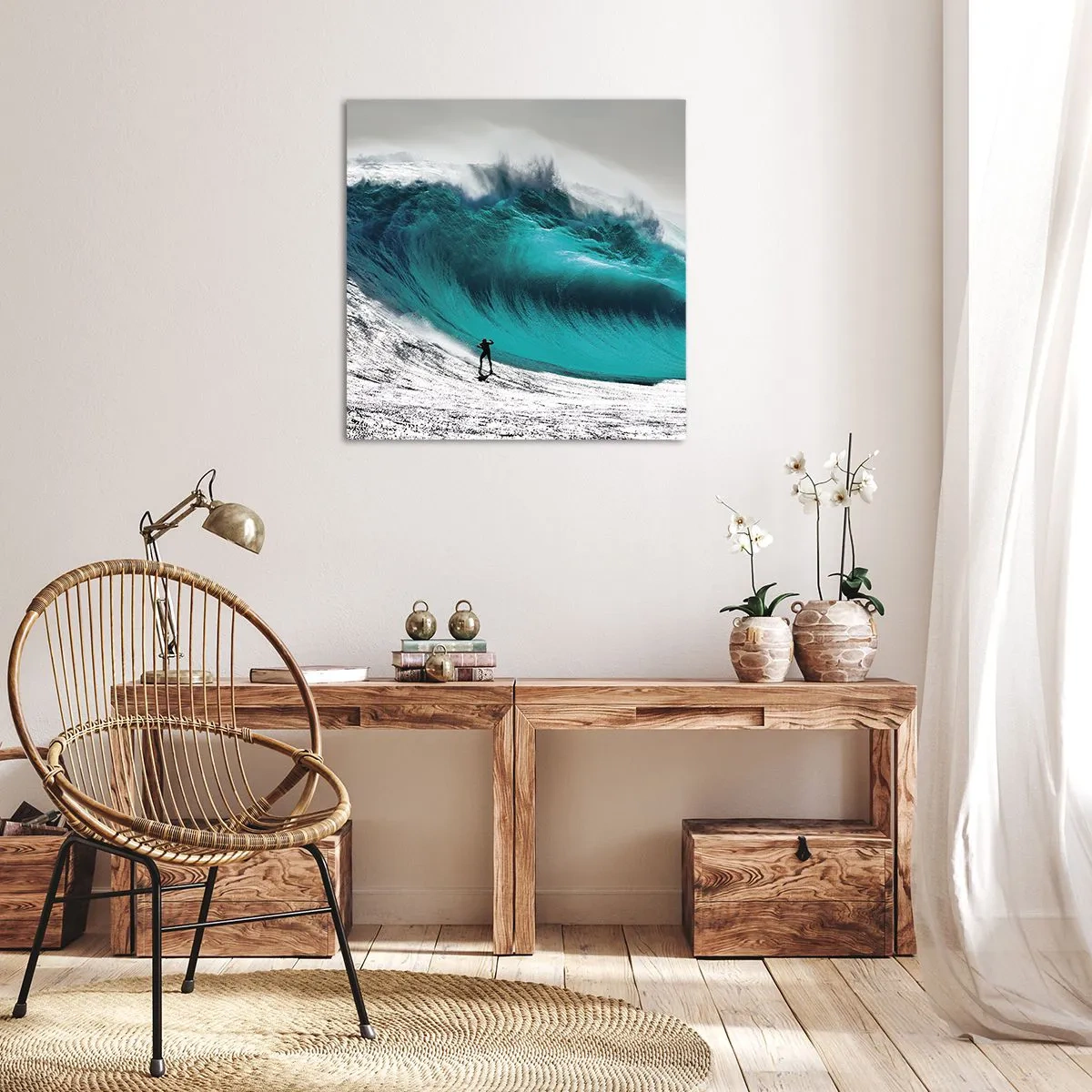 Impression sur toile - Image sur toile - Challenge accepté - 60x60 cm