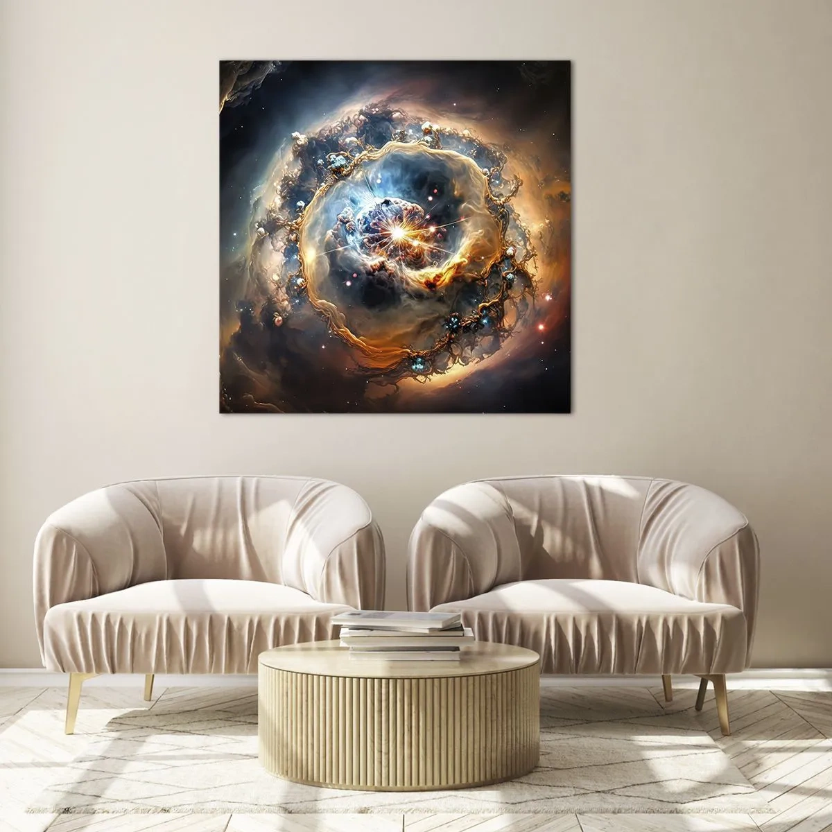 Impression sur verre - Image sur verre - Le début - 50x50 cm