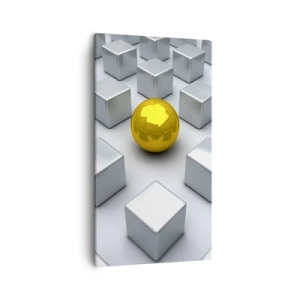 Impression sur toile - Image sur toile - Pourquoi moi? Composition géométrique - 45x80 cm