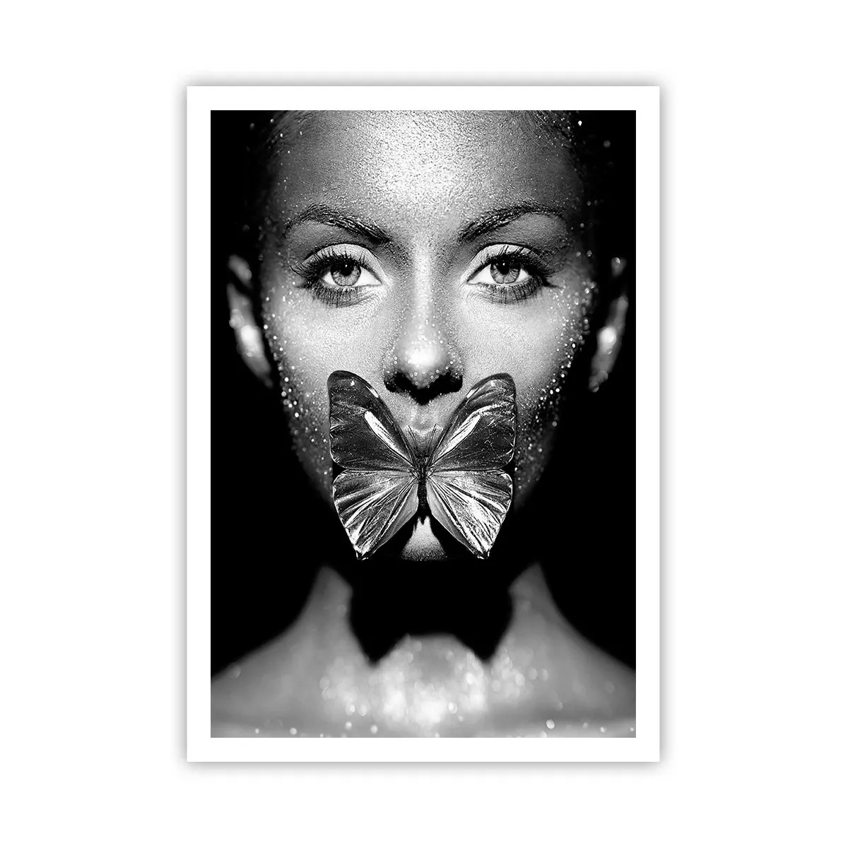 Affiche - Poster - Baiser papillon - 70x100 cm