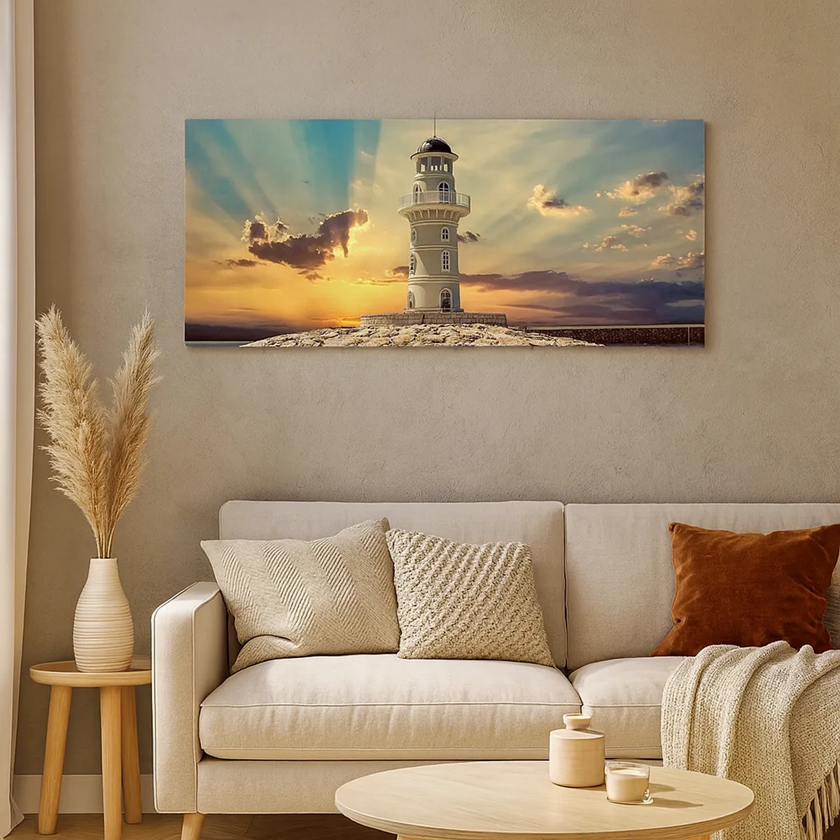 Impression sur toile - Image sur toile - Lumière - Bonté - Beauté - 30x30 cm