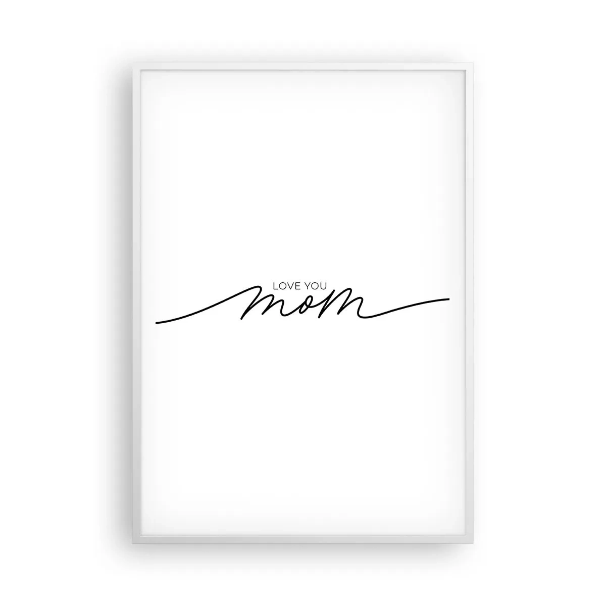 Affiche dans un cadre blanc - Poster - Grand chamboulement - 70x100 cm