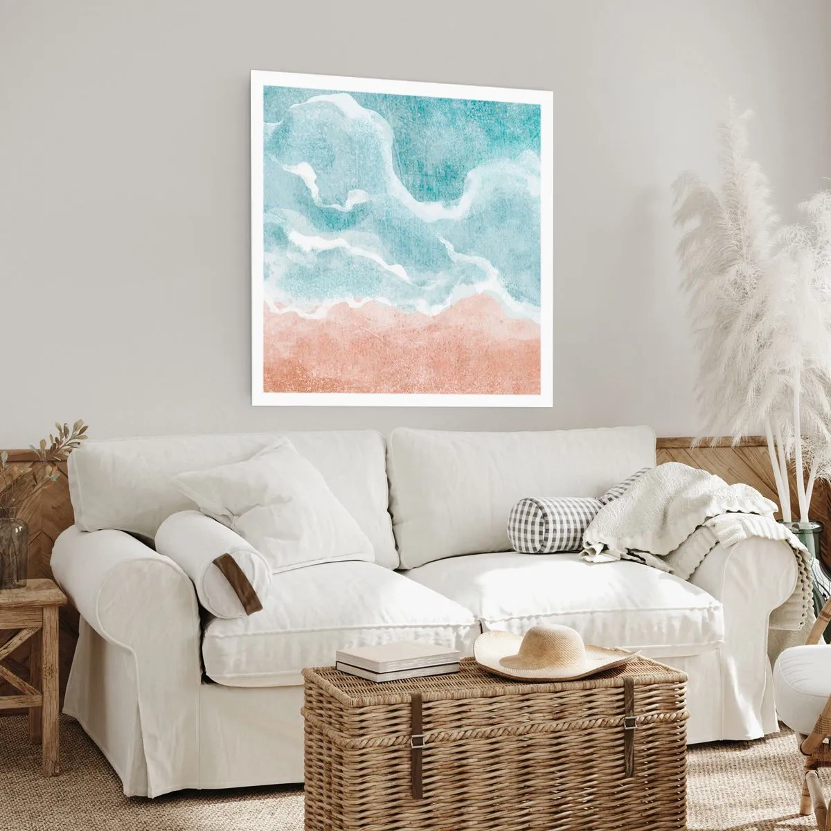 Affiche - Poster - Abstraction du nuage - 50x50 cm