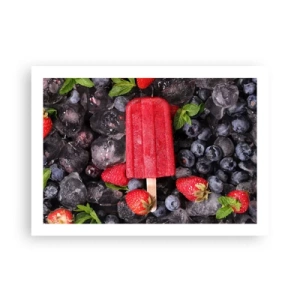 Affiche - Poster - Le goût d’un été chaud - 70x50 cm