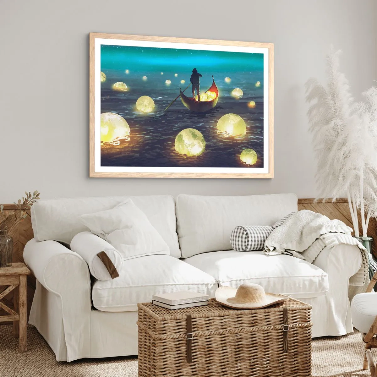 Affiche dans un chêne clair - Poster - Des choses dont les philosophes n'ont jamais rêvé - 50x40 cm