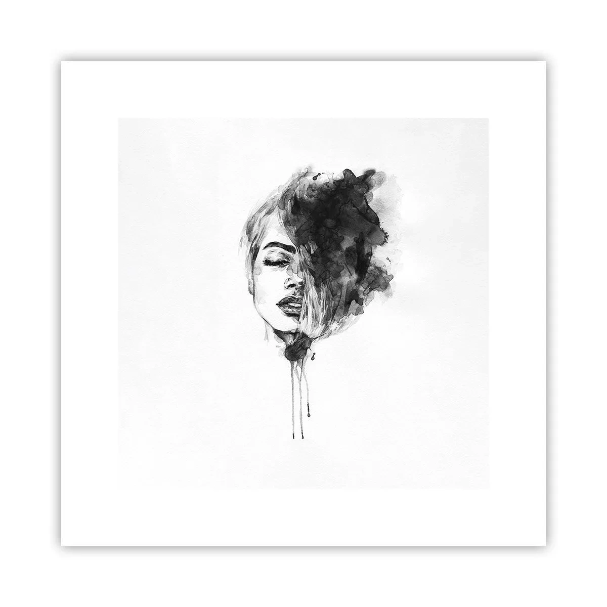 Affiche - Poster - De quoi rêve la fille - 30x30 cm