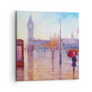 Impression sur toile - Image sur toile - Jour automnal londonien - 70x70 cm