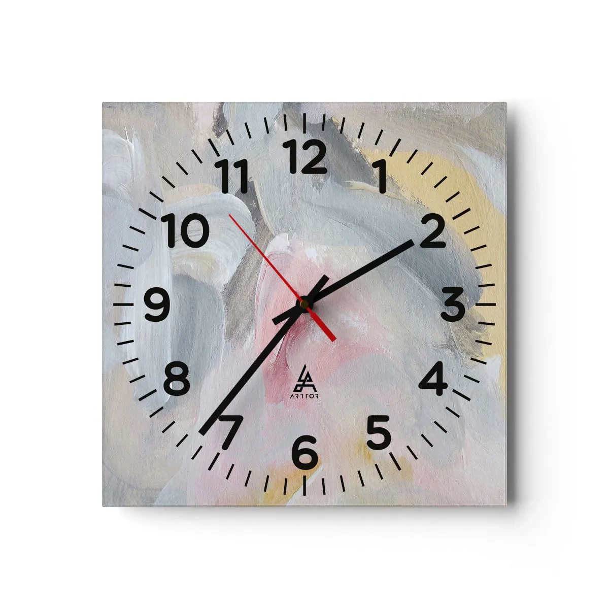 Horloge murale - Pendule murale - Dans un monde pastel - 30x30 cm