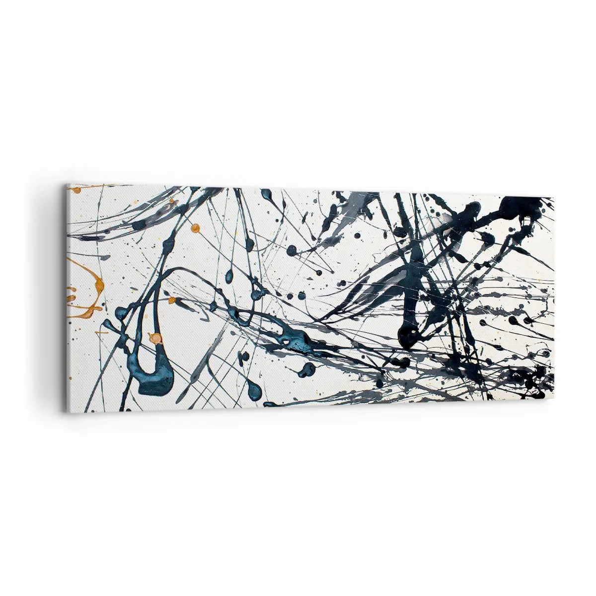 Impression sur toile - Image sur toile - Abstraction expressionniste - 100x40 cm