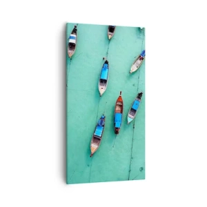 Impression sur toile - Image sur toile - Dans une attente jouyeuse - 55x100 cm