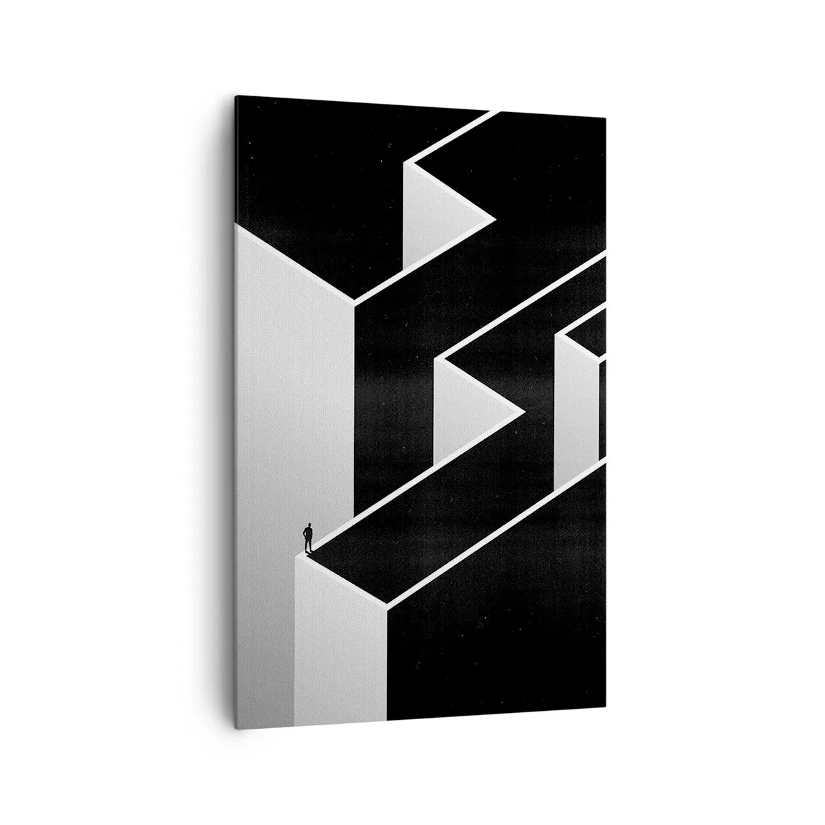 Impression sur toile - Image sur toile - La solitude au sommet - 80x120 cm